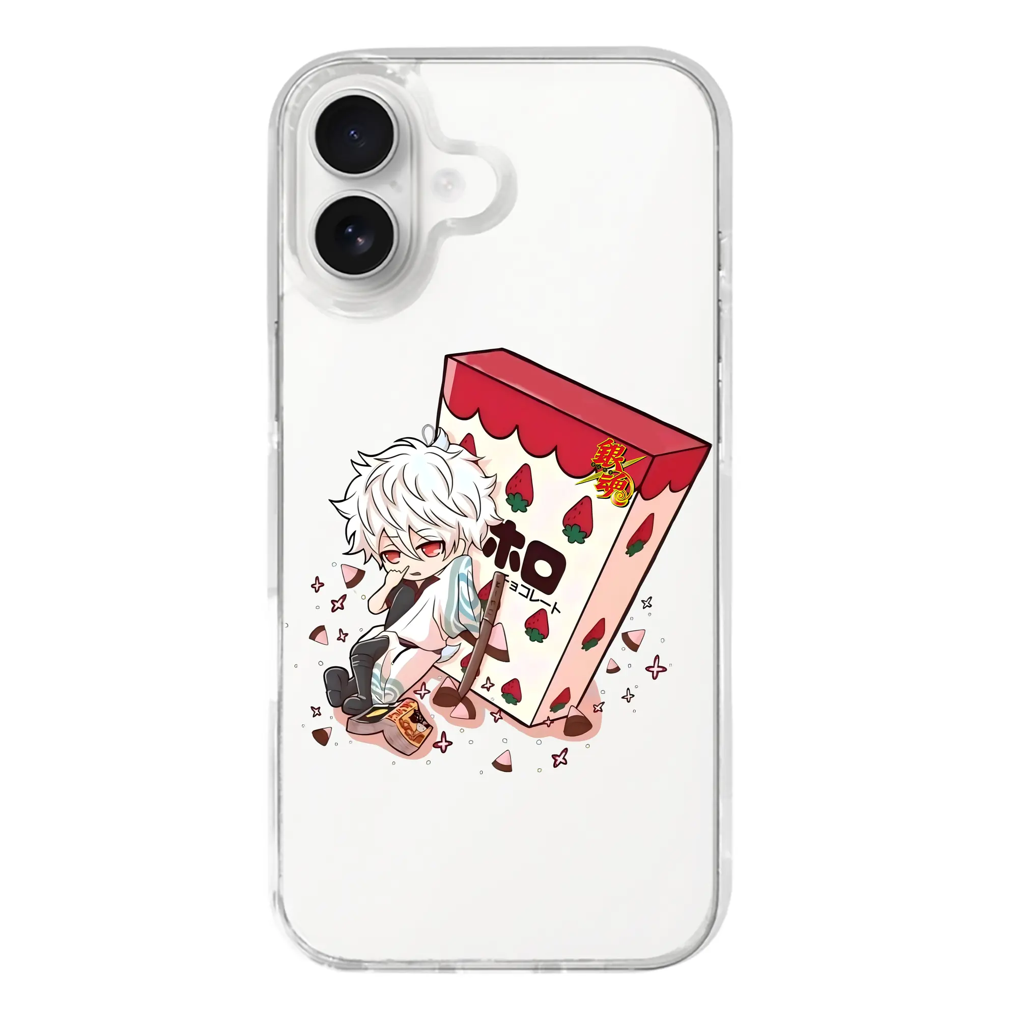 銀魂 グッズ 坂田 銀時 - iPhone 17シリーズ 透明スマホケース – 薄型・耐衝撃・精密フィット保護カバー